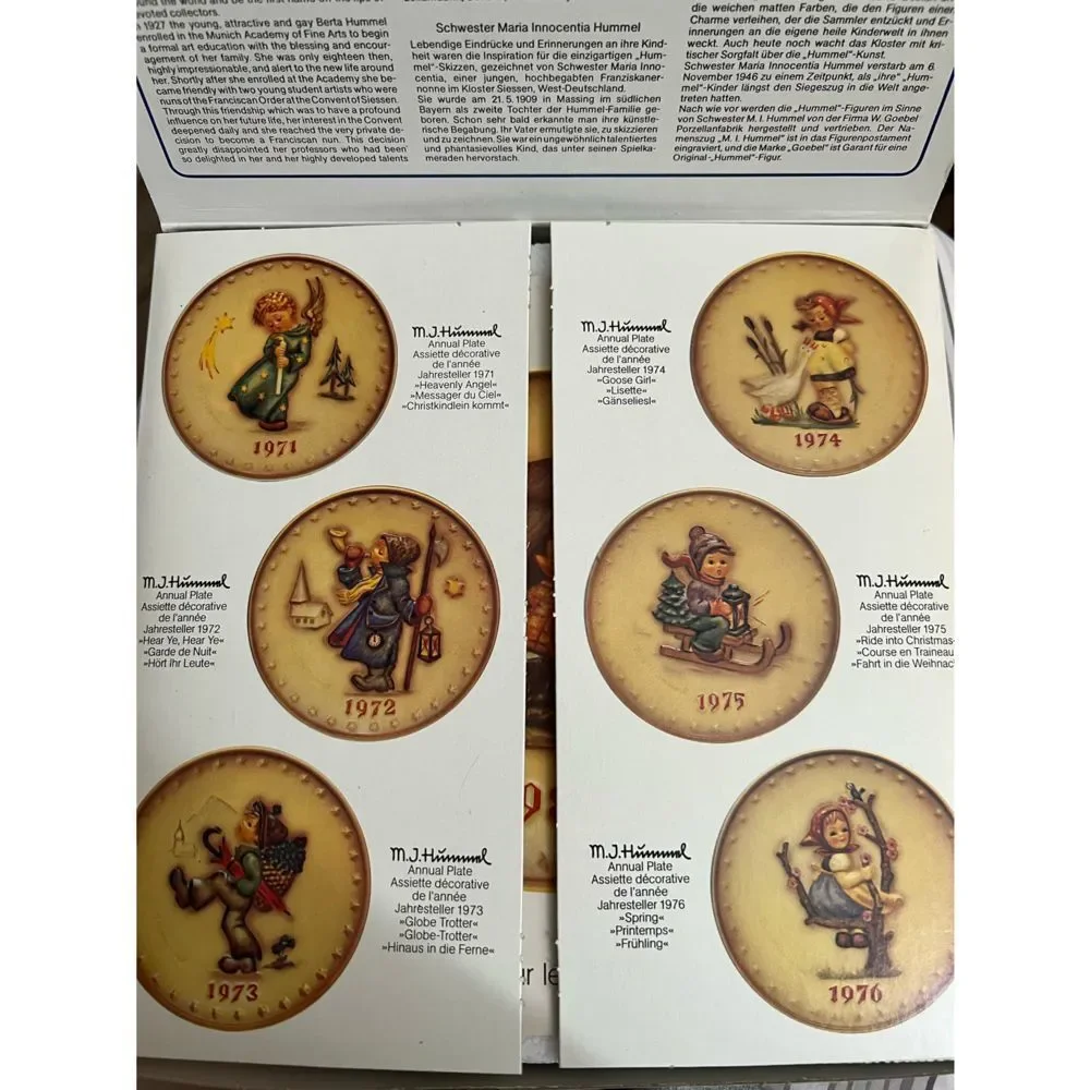 1981 M.J. Hummel Annual Plate 1981 New In Box